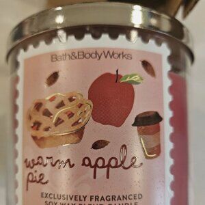 Bath & Body Works WARM APPLE PIE 3 Wick Large Scented Candle 14.5 oz